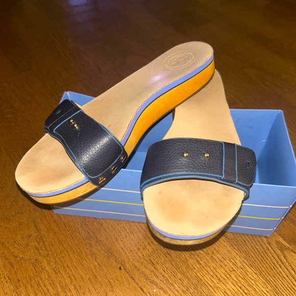 cape cod shoe supply co Shoes - Cape Cod Supply Co Women’s Josie Slide Sandals in Navy